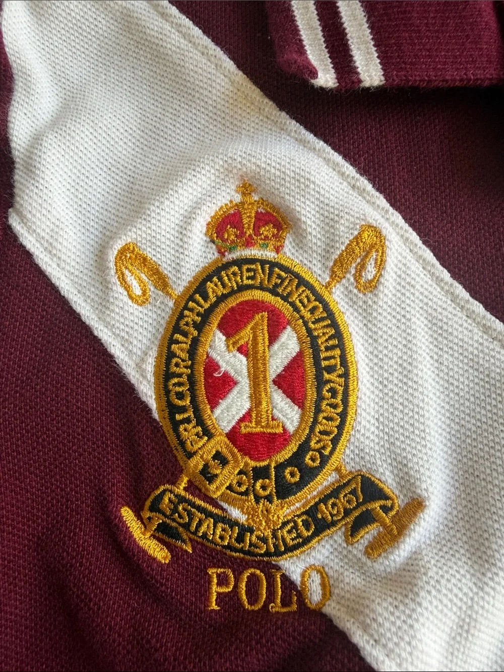 Polo Ralph Lauren Boys Size 6 Big Pony Crest Rugby Polo Shirt Lot 2